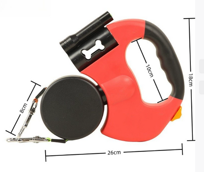 2-in-1 Retractable Dog Leash